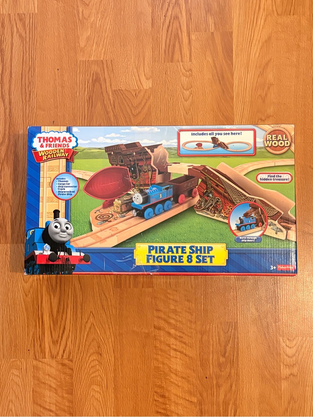 Thomas & Friends Fisher Price Train Wood Wooden Railway Pirate Ship Figure 8 Set